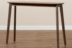 Console Tables-Kirkland's Home Walnut Wood Frame Splayed Legs Console Brown