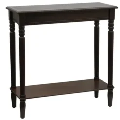 Console Tables-Kirkland's Home Walnut Wooden Console Table Brown
