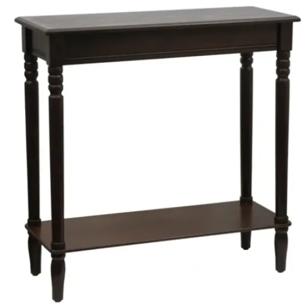 Console Tables-Kirkland's Home Walnut Wooden Console Table Brown