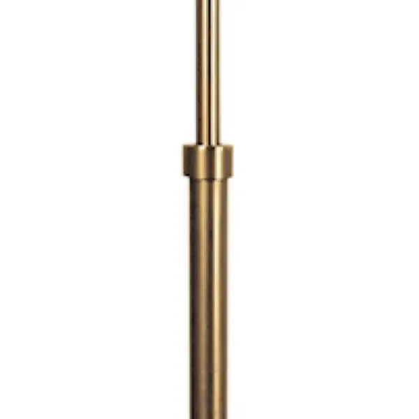 Floor Lamps-Kirkland's Home Warm Bronze Metal Reading Floor Lamp Brown