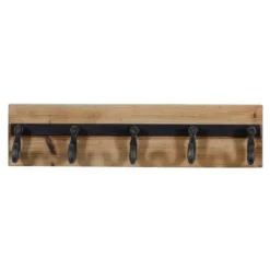 Hooks-Kirkland's Home Warm Brown Industrial Iron Wall Hooks
