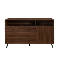 Cabinets & Sideboards-Kirkland's Home Warm Brown Lizzy Mid-Century Modern Sideboard