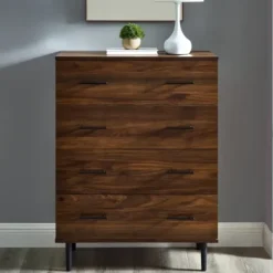 Cabinets & Sideboards-Kirkland's Home Warm Brown Modern Farmhouse Storage Chest