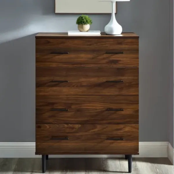 Cabinets & Sideboards-Kirkland's Home Warm Brown Modern Farmhouse Storage Chest