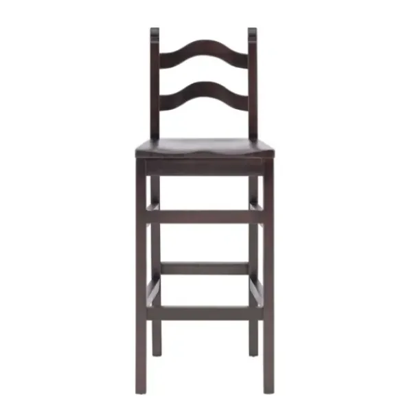Bar Stools & Counter Height Stools-Kirkland's Home Warm Ladder Back Bar Stools, Set Of 2 Brown