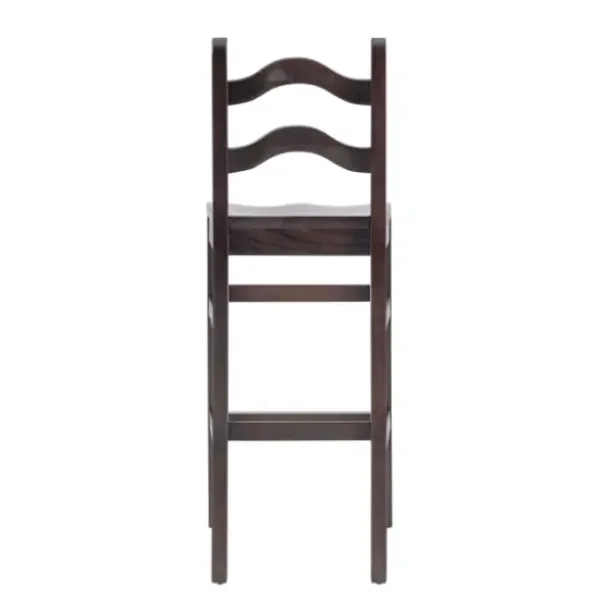 Bar Stools & Counter Height Stools-Kirkland's Home Warm Ladder Back Bar Stools, Set Of 2 Brown