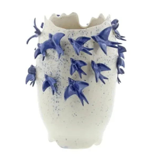 Vases-Kirkland's Home Warm Matte Ceramic Bud Vases, Set Of 3 Brown/Gray/White