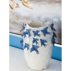 Vases-Kirkland's Home Warm Matte Ceramic Bud Vases, Set Of 3 Brown/Gray/White