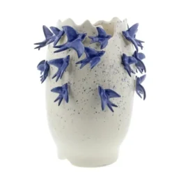Vases-Kirkland's Home Warm Matte Ceramic Bud Vases, Set Of 3 Brown/Gray/White