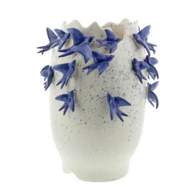 Vases-Kirkland's Home Warm Matte Ceramic Bud Vases, Set Of 3 Brown/Gray/White