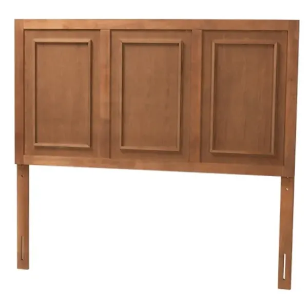 Beds & Headboards-Kirkland's Home Warm 3-Panel Wood Queen Headboard Brown