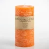 Candles-Kirkland's Home Warm Unscented Pillar Candle, 4X6 In. Orange