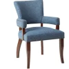 Dining Chairs-Kirkland's Home Warms Nailhead Trim Dining Chair Blue