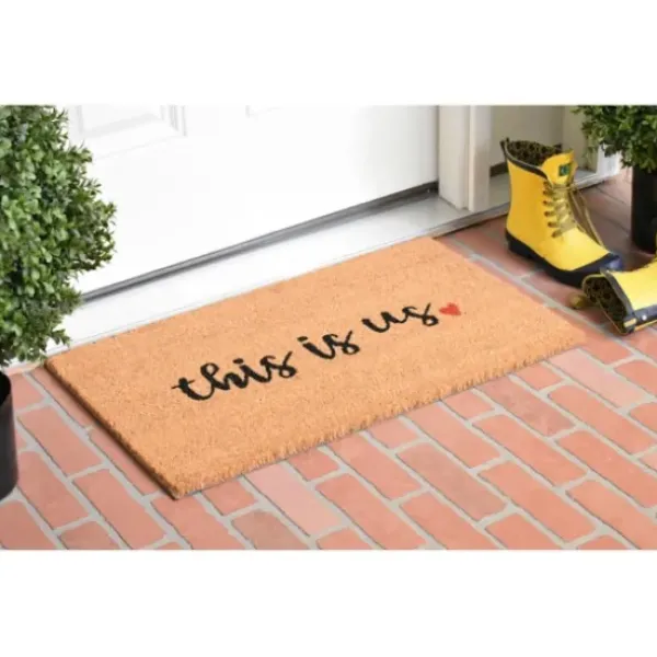Kitchen & Floor Mats-Kirkland's Home Wash And Dry Floor Mat, 24X60 Gray
