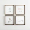 Wall Plaques-Kirkland's Home Wash Dry Fold Wall Plaques, Set Of 4 White/Multi