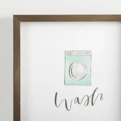 Wall Plaques-Kirkland's Home Wash Dry Fold Wall Plaques, Set Of 4 White/Multi