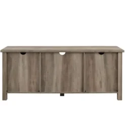 Tv Stands & Media Consoles-Kirkland's Home Wash Grooved Door Tv Stand Gray