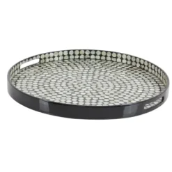 Decorative Trays-Kirkland's Home Washed Wooden Tray With Handle White