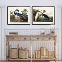 Framed Art-Kirkland's Home Water Birds Framed Art Prints, Set Of 2 Multi