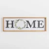 Wall Quotes & Signs-Kirkland's Home Watercolor Home Wreath Wall Plaque White/Black
