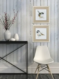 Framed Art-Kirkland's Home Watercolor Mountain Framed Art Prints, Set Of 2 White/Tan/Multi
