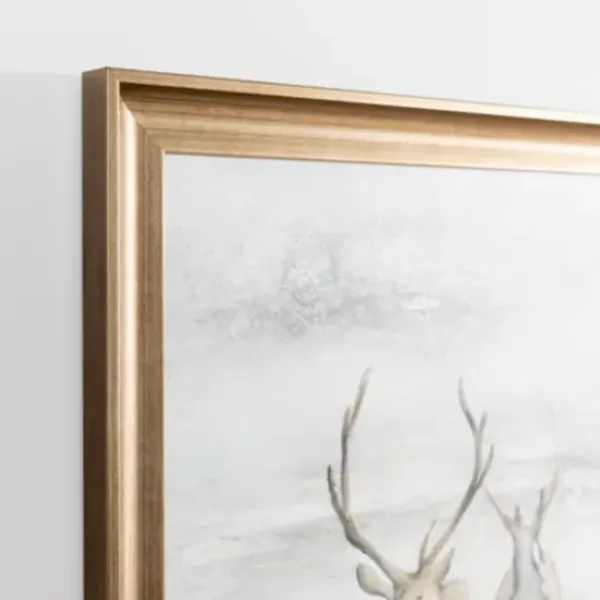 Framed Art-Kirkland's Home Watercolor Wildlife Framed Art Print Gray/Brown