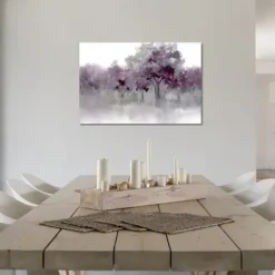 Canvas Art-Kirkland's Home Water'S Edge Ii Giclee Canvas Art Print, 40X26 Purple/White