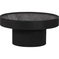 Coffee Tables-Kirkland's Home Watson Wood Coffee Table Black