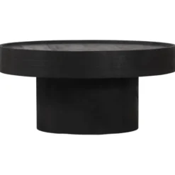 Coffee Tables-Kirkland's Home Watson Wood Coffee Table Black