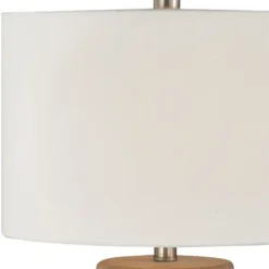 Table Lamps-Kirkland's Home Weathered Clay Ceramic Table Lamp White