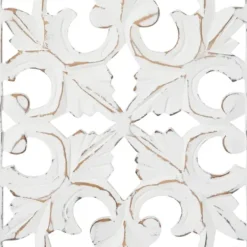 Wall Plaques-Kirkland's Home Weathered Gray Wood Panel Wall Plaques, Set Of 3 Gray/White