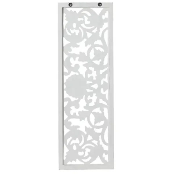 Wall Plaques-Kirkland's Home Weathered Gray Wood Panel Wall Plaques, Set Of 3 Gray/White