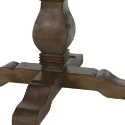 Dining Tables-Kirkland's Home Weathered Pine Wood Dining Table Brown