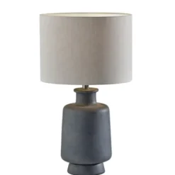 Table Lamps-Kirkland's Home Weathered Stone Jug Table Lamp Tan