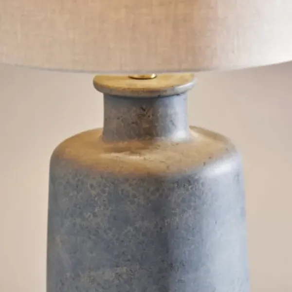 Table Lamps-Kirkland's Home Weathered Stone Jug Table Lamp Tan