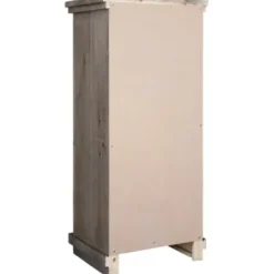 Dressers & Chests-Kirkland's Home Weathered Wooden 5-Drawer Willow Chest Gray