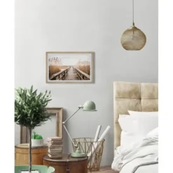 Framed Art-Kirkland's Home Weekend Vibes Framed Art Print Gray/Tan