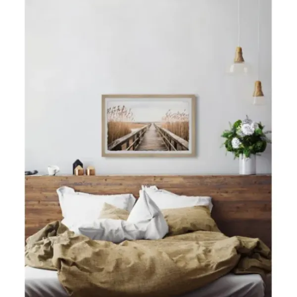 Framed Art-Kirkland's Home Weekend Vibes Framed Art Print Gray/Tan