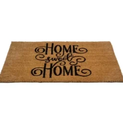 Doormats-Kirkland's Home Welcome Fern Doormat Tan/Black/Green