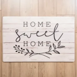 Doormats-Kirkland's Home Welcome Home Pink Floral Doormat Brown/Pink