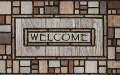 Doormats-Kirkland's Home Welcome To Our Hive Doormat Tan/Black