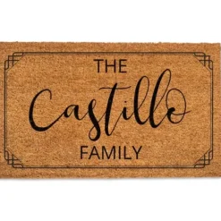 Doormats-Kirkland's Home Welcome To Our Ho Ho Home Doormat Red/Tan/White