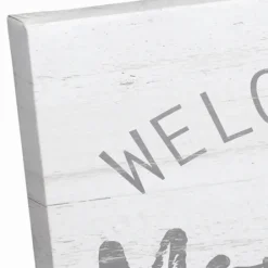 Wall Quotes & Signs-Kirkland's Home Welcome To The Mom Cave Canvas Art Print White/Gray