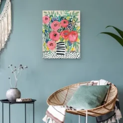 Canvas Art-Kirkland's Home Welcome To The Party Canvas Art Print Pink/Multi