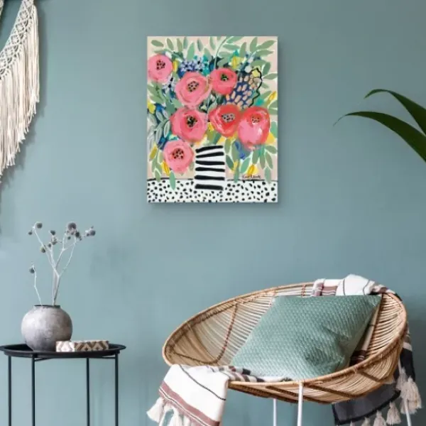 Canvas Art-Kirkland's Home Welcome To The Party Canvas Art Print Pink/Multi
