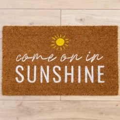 Doormats-Kirkland's Home Welcome Truck With Pumpkins Doormat Tan/Black/Orange