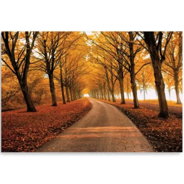 Canvas Art-Kirkland's Home Well Traveled Giclee Canvas Art Print Orange/Brown/Multi