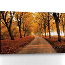 Canvas Art-Kirkland's Home Well Traveled Giclee Canvas Art Print Orange/Brown/Multi