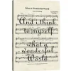 Wall Quotes & Signs-Kirkland's Home What A Wonderful World Ii Canvas Art Print White/Black