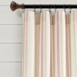 Curtains & Drapes-Kirkland's Home Wheat Curtain Panel Set With Overlay, 120 In. Ivory